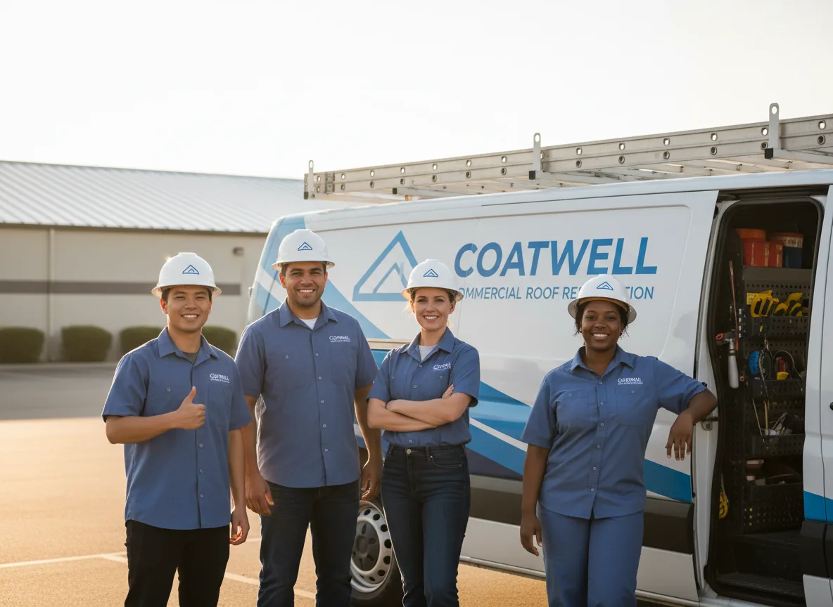 Commercial roof coating company in Sherman, NY